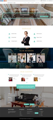 Design Lab Interior Category Bootstrap Responsive Web Template