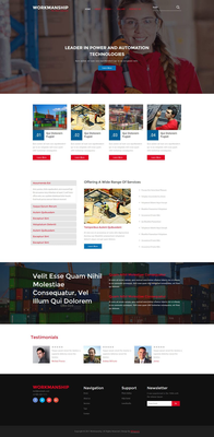Workmanship an Industrial Category Flat Bootstrap Responsive Web Template