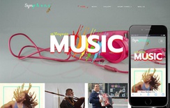 Symphony an Entertainment Flat Bootstrap Responsive Web Template