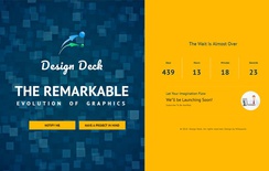 Design Deck Flat Responsive Widget Template