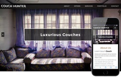 Couch Hunter an Interior and Furniture Bootstrap Responsive Web Template