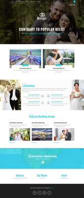 Merger A Wedding Category Flat Bootstrap Responsive Web Template