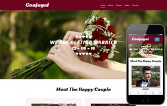 Conjugal a Wedding Flat Bootstrap Responsive Web Template