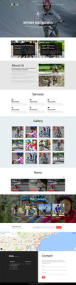 Kids Cycling a Sports Category Bootstrap Responsive Web Template