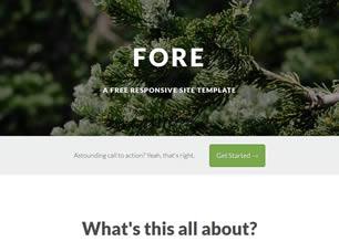 Fore Free CSS Template