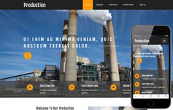 Production a Industrial Category Flat Bootstrap Responsive Web Template