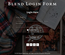 Blend Login Form Flat Responsive Widget Template