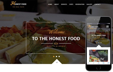 Honest Food a Hotel Category Flat Bootstrap Responsive Web Template