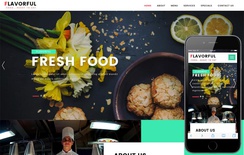 Flavorful a Restaurants Category Bootstrap Responsive Web Template