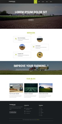 Farming Company an Agriculture Flat Bootstrap Responsive Web Template