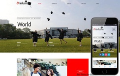Graduate an Education Category Flat Bootstrap Responsive Web Template