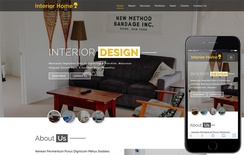 Interior Home Interior Category Bootstrap Responsive Web Template