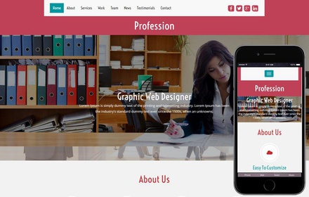 Profession a Corporate Business Category Flat bootstrap Responsive  Web Template