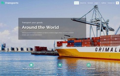 Transports Transportation Category Bootstrap Responsive Web Template