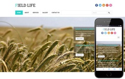 Field Life a Agriculture Category Flat Bootstrap Responsive Web Template