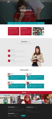 Academic A Education Category Flat Bootstrap Responsive Web Template