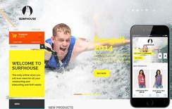 Surfhouse a Flat ECommerce Bootstrap Responsive Web Template