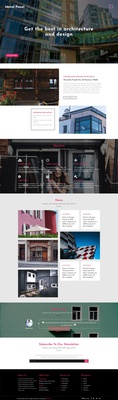 Metal Panel Exterior Category Bootstrap Responsive Web Template