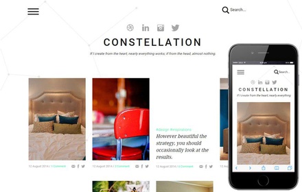 Constellation a Interior Architects Multipurpose Flat Bootstrap Responsive Web Template