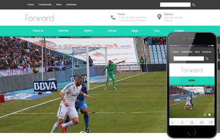 Forward a Sports Category Flat Bootstrap Responsive Web Template