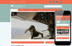 Combatant a People and Society Flat Bootstrap Responsive Template