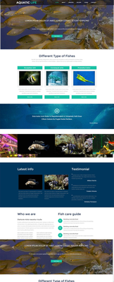 Aquatic Life a Animal Category Flat Bootstrap Responsive web Template