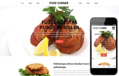 Food Corner a Restaurant Category Flat Bootstrap responsive Web Template