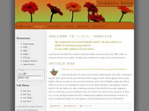 Floral Free CSS Template