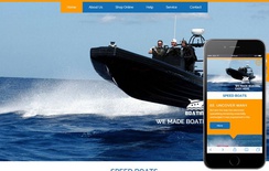 Boating Flat Ecommerce Bootstrap Responsive Web Template