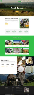 Farm an Agriculture Category Bootstrap Responsive Web Template