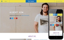 My Career a Personal Website Flat Bootstrap Responsive Web Template