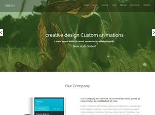 Green Free CSS Template