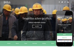 Indus a Industrial Category Flat Bootstrap Responsive Web Template