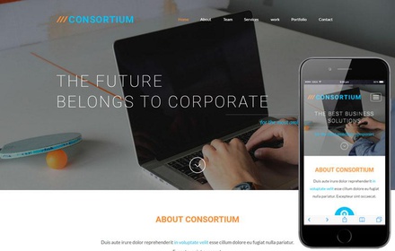 Consortium a Corporate Business  Flat Bootstrap Responsive Web Template