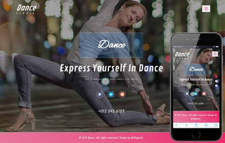 Dance an Entertainment Category Bootstrap Responsive Web Template