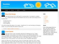 Sunshine Free CSS Template
