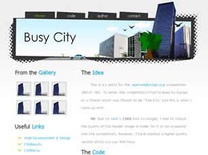 Busy City Free CSS Template