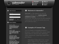 Subwoofer Free CSS Template