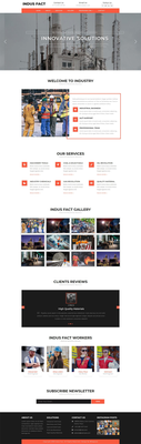 Indus Fact Industrial Category Bootstrap Responsive Web Template