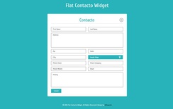 Flat Contacto Widget Flat Responsive Widget Template