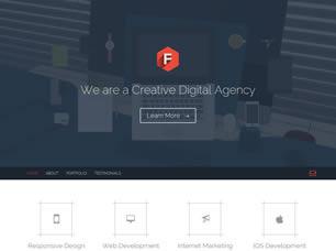 Flat Style Free CSS Template