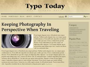 Typo Today Free CSS Template