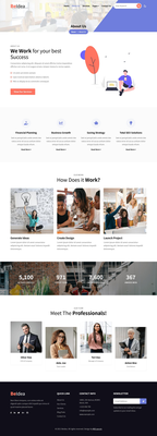 BeIdea a Corporate Business Category Website Template