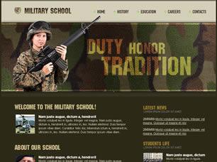Military School Free CSS Template