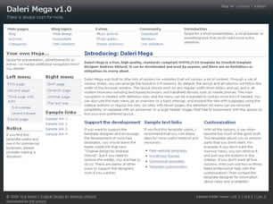 Daleri Mega v1.0 Free CSS Template