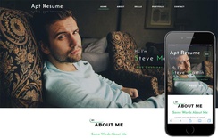 Apt Resume a Personal Category Bootstrap Responsive Web Template