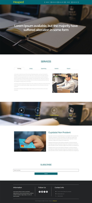 Heaped a Corporate Business Category Flat Bootstrap Responsive Web Template