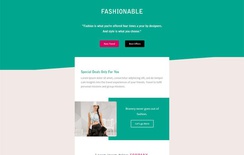 Fashionable a Newsletter Responsive Email Template