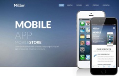 Millor a Mobile App based Flat Bootstrap Responsive Web Template
