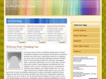 A World Of Colors Free CSS Template